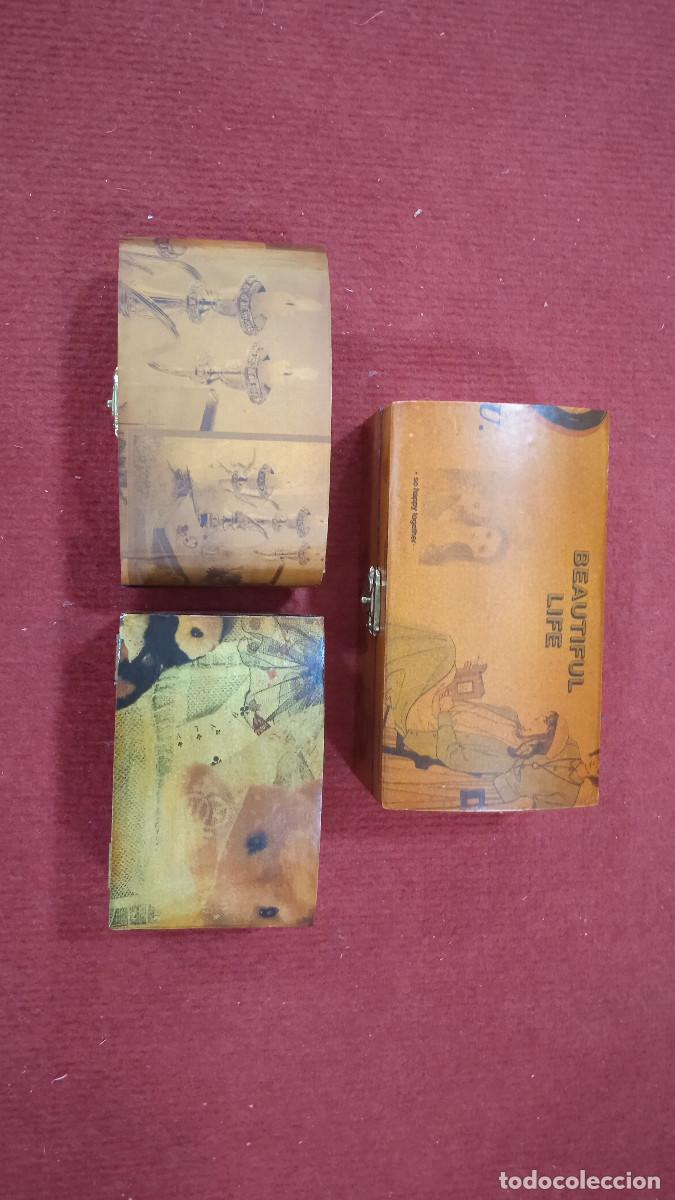 Vintage: CAJAS DE MADERA CON CIERRE - Foto 6