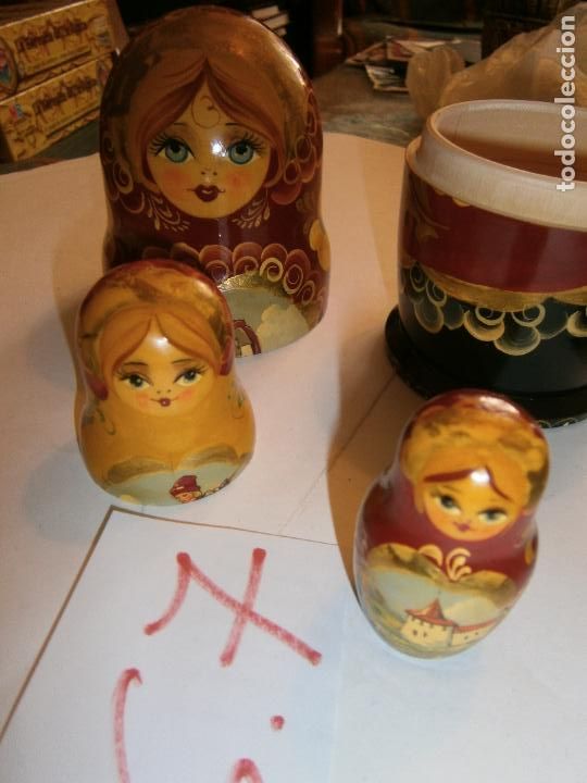 Vintage: MU&Ntilde;ECA ORIGINAL MATRIOSHKA - Foto 5