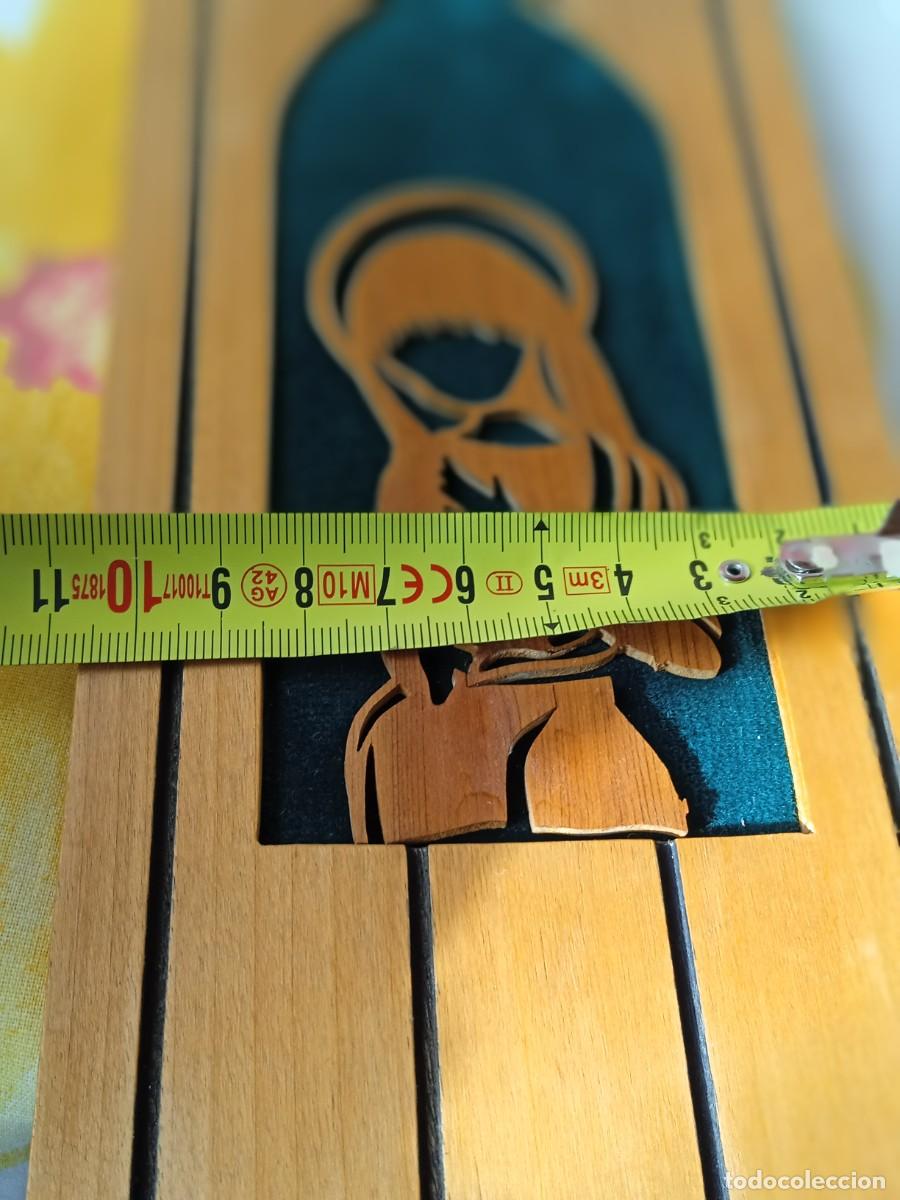 Vintage: CUADRO CON VIRGEN EN MADERA CALADA-VINTAGE - Foto 5