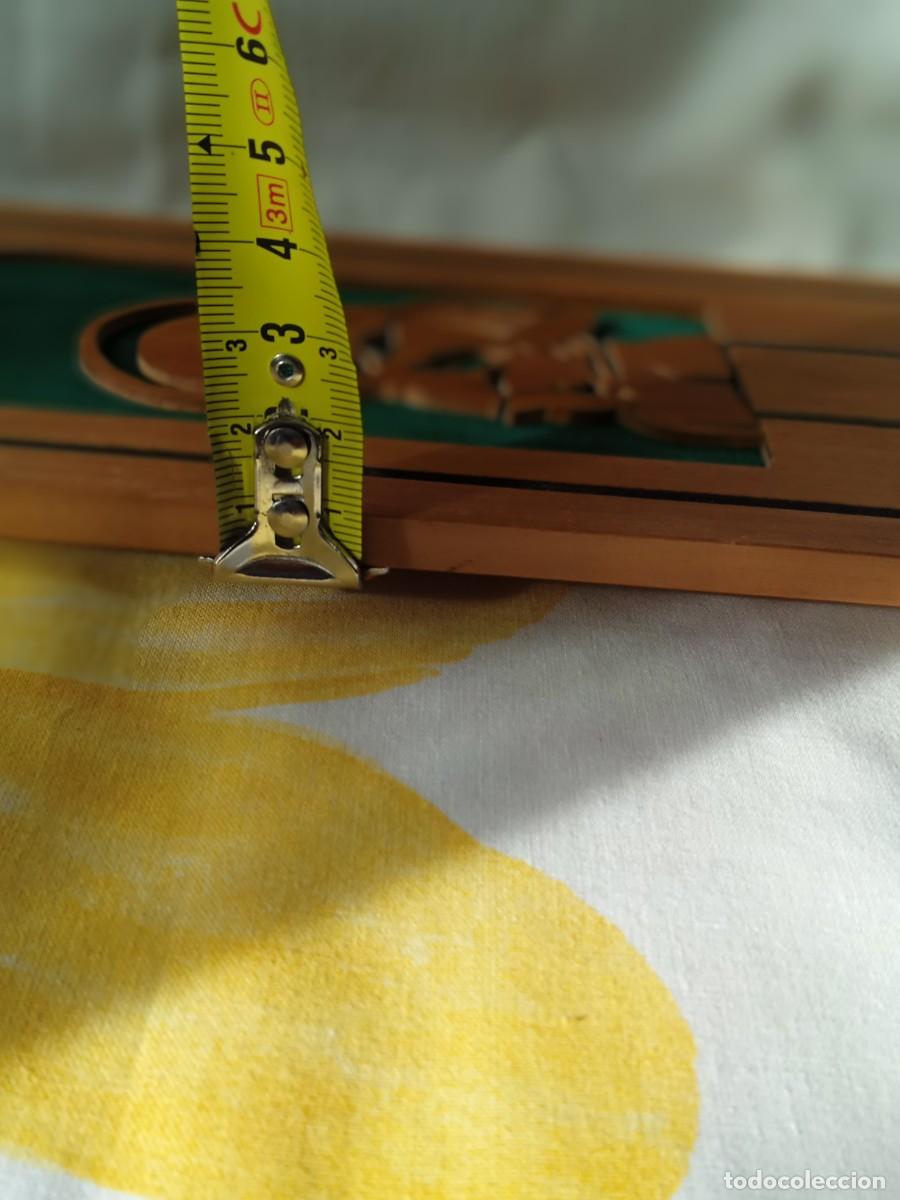 Vintage: CUADRO CON VIRGEN EN MADERA CALADA-VINTAGE - Foto 9