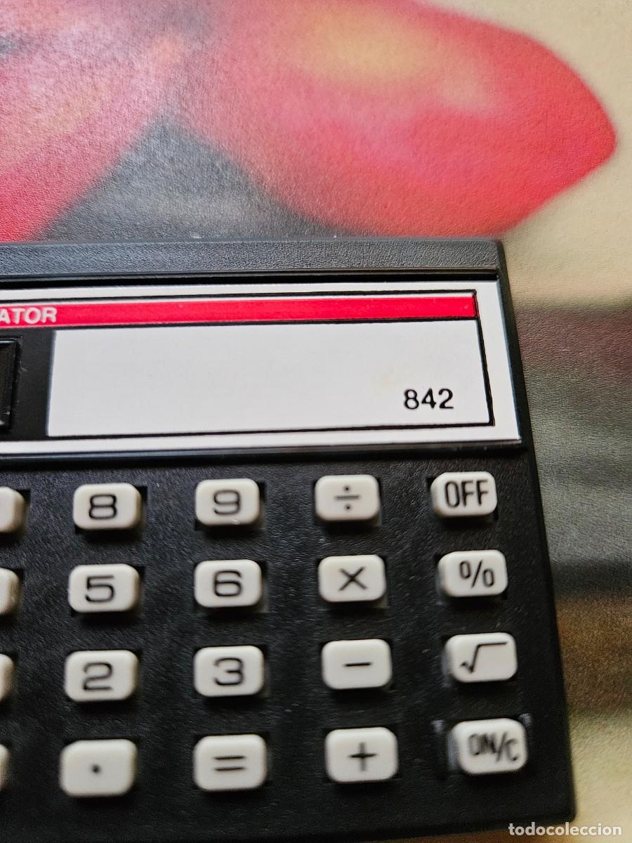 Vintage: Electronic Mini Calculator, A&ntilde;os 80. (Mini calculadora). - Foto 4