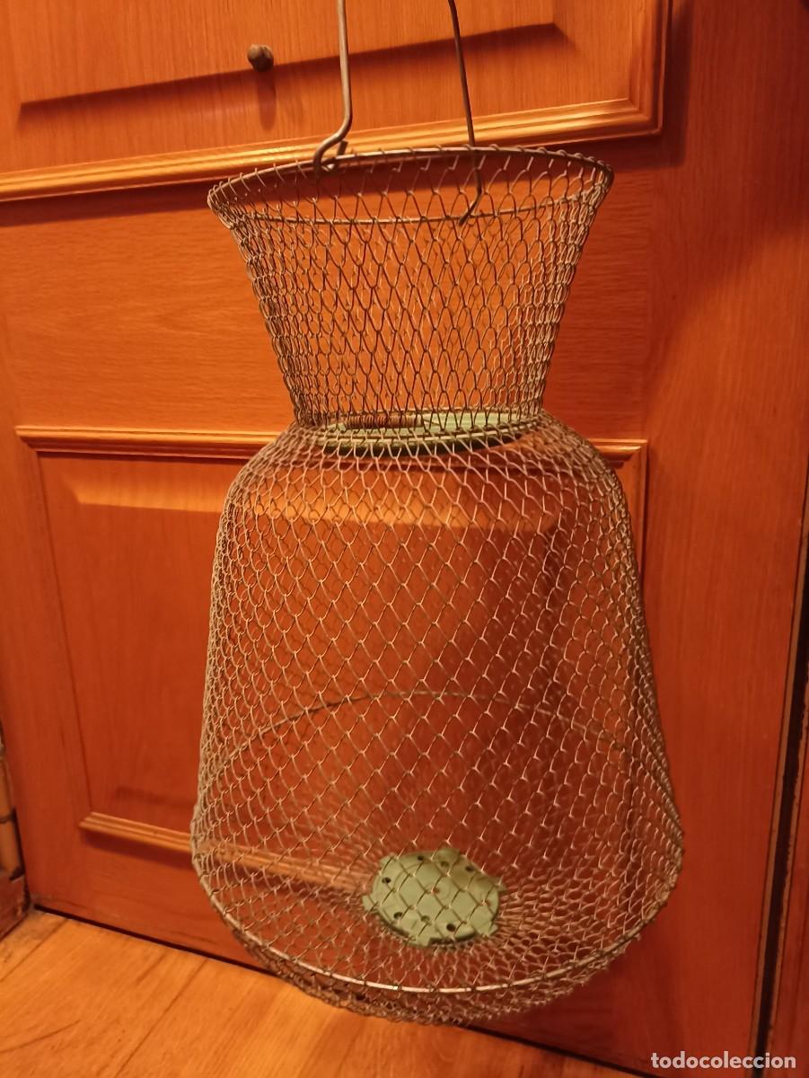 Vintage: CESTA DE PESCA VINTAGE FRANCIA - Foto 2
