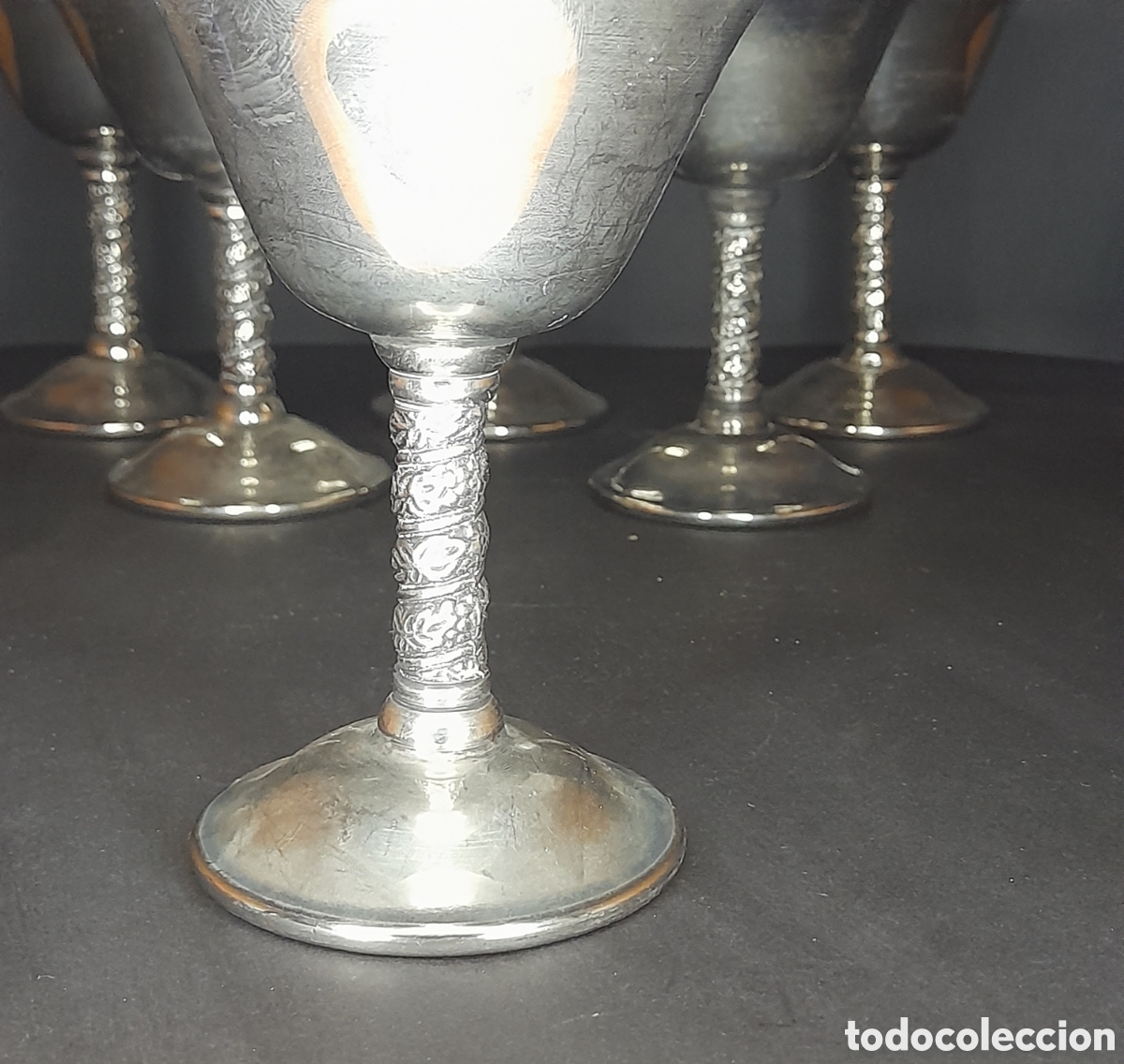Vintage: Copas de alpaca. - Foto 3