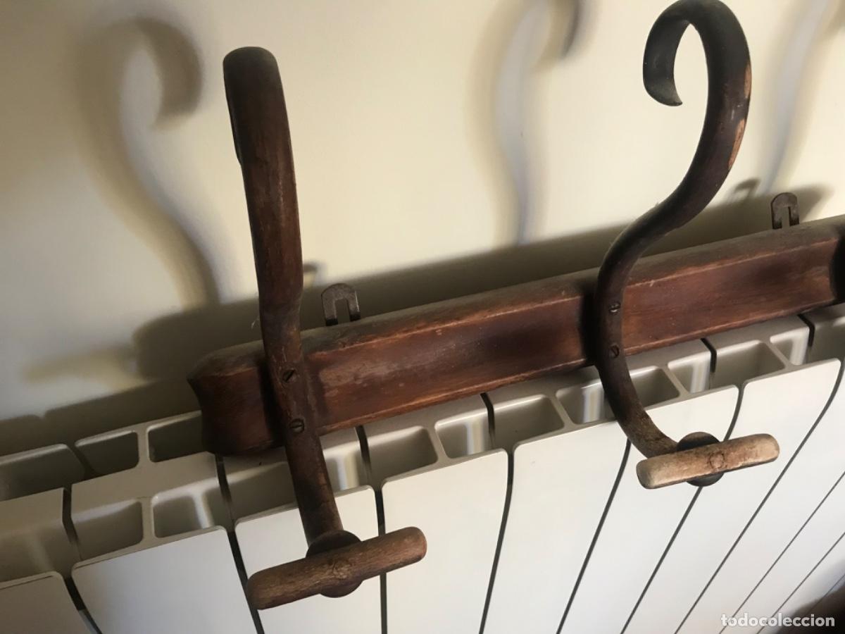 Vintage: Antiguo Perchero de madera THONET, original con la marca Thonet e - Foto 2