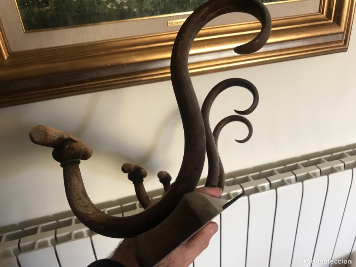 Vintage: Antiguo Perchero de madera THONET, original con la marca Thonet e - Foto 5