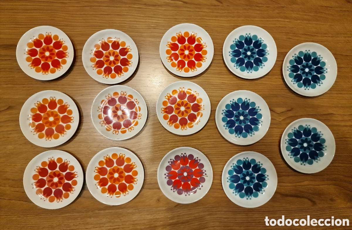 Vintage: LOTE DE 15 PLATOS MILUPA - Foto 1