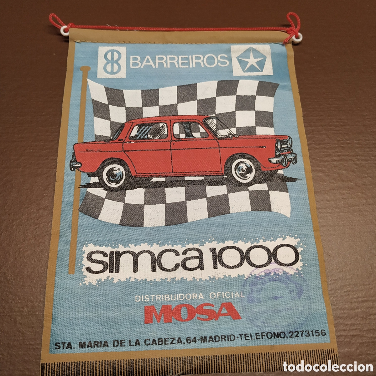 Vintage: Bander&iacute;n Barreiros Simca 1000 - Foto 1