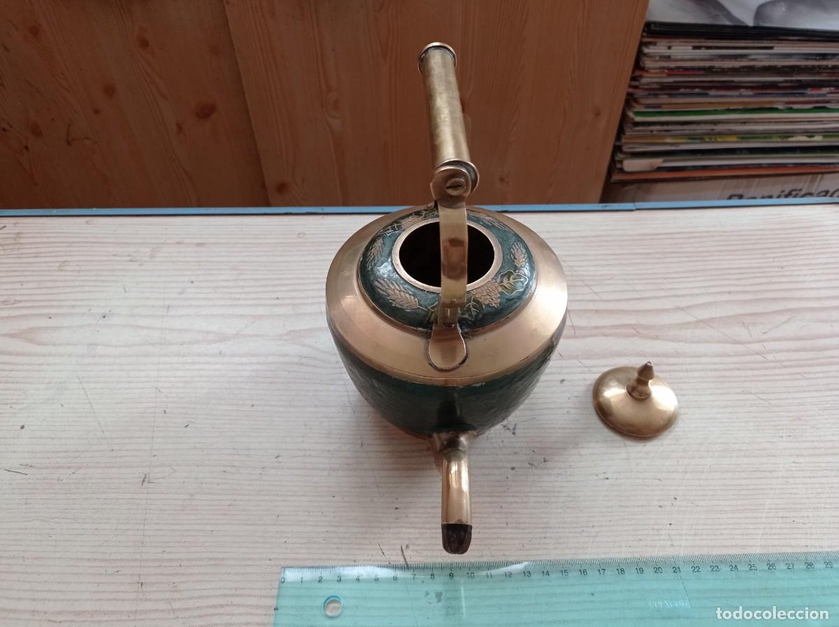 Vintage: Tetera De Laton - Cobre - Foto 2