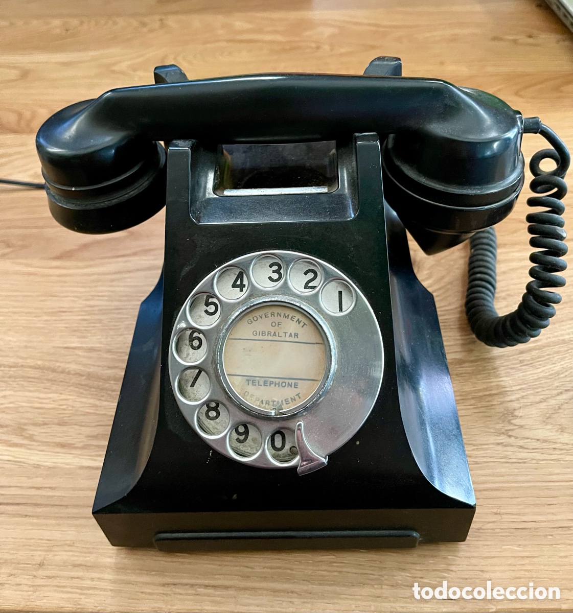 Vintage: Tel&eacute;fono antiguo de Gibraltar - Foto 4