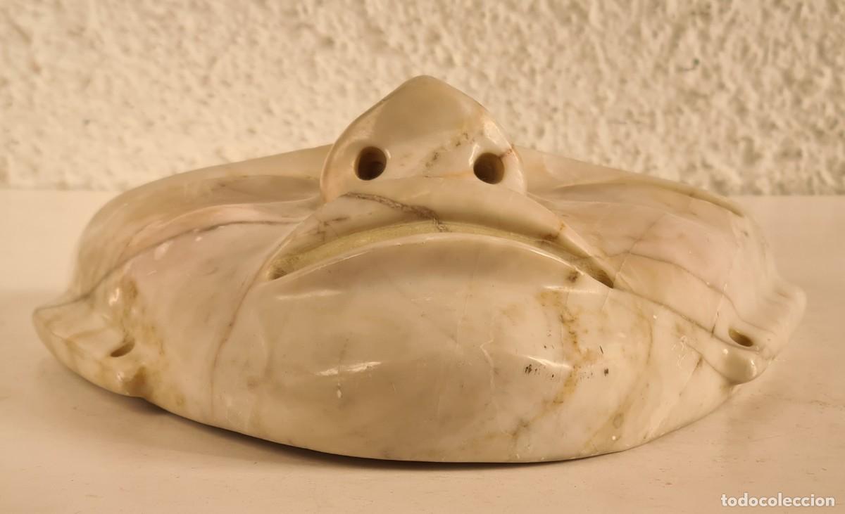 Vintage: M&aacute;scara de M&aacute;rmol Rostro Oriental - Decoraci&oacute;n - Foto 7