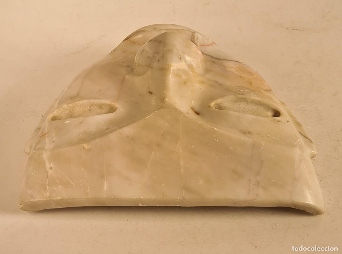 Vintage: M&aacute;scara de M&aacute;rmol Rostro Oriental - Decoraci&oacute;n - Foto 10
