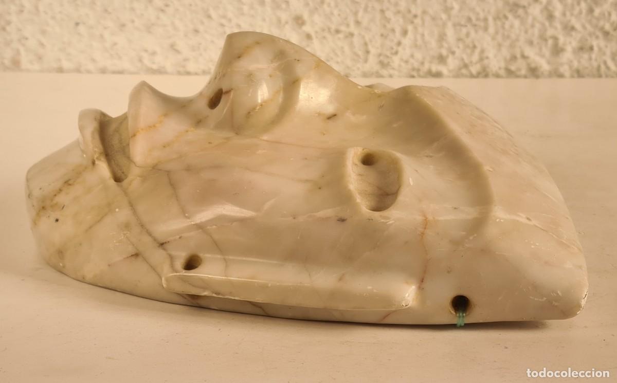 Vintage: M&aacute;scara de M&aacute;rmol Rostro Oriental - Decoraci&oacute;n - Foto 12
