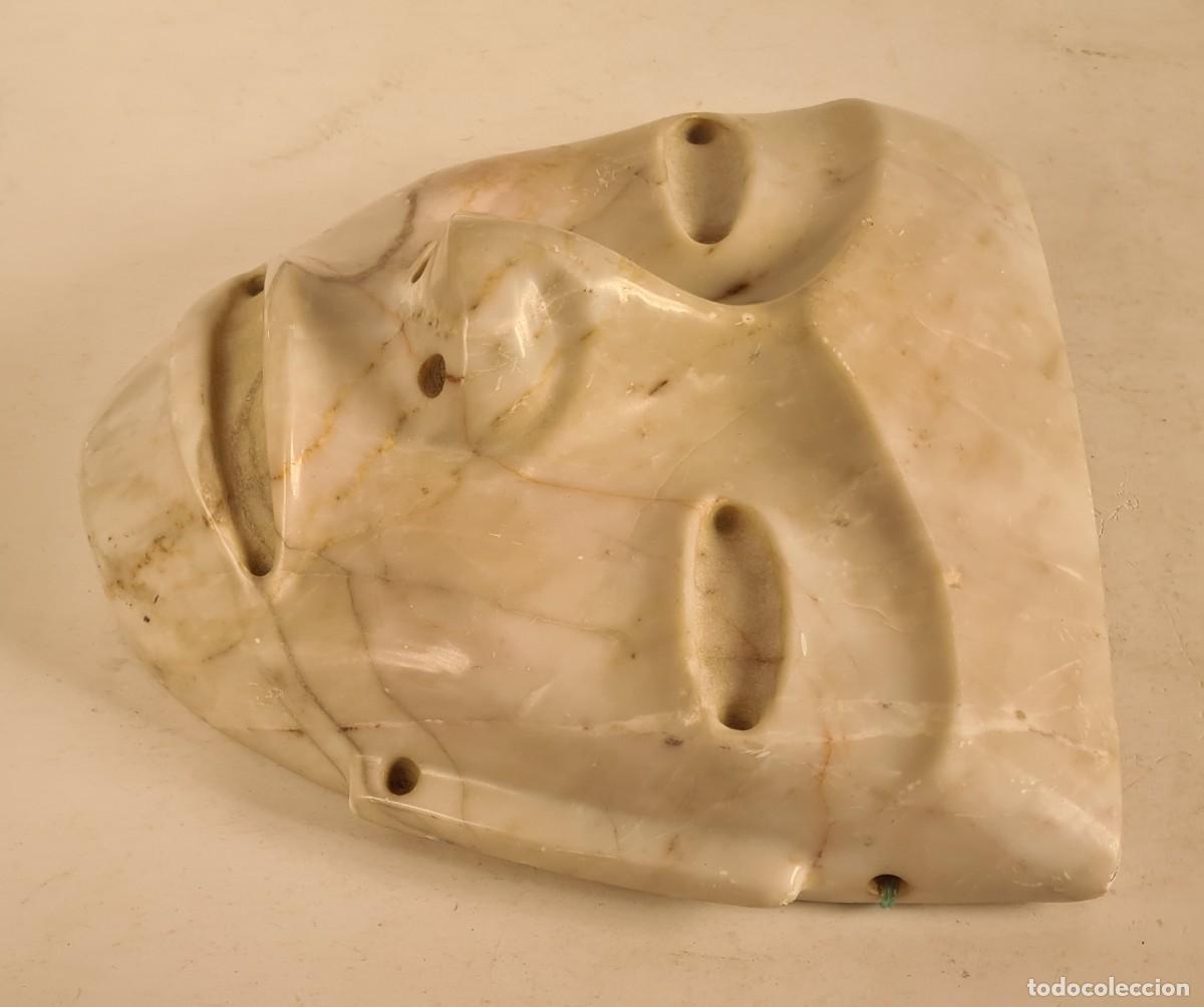 Vintage: M&aacute;scara de M&aacute;rmol Rostro Oriental - Decoraci&oacute;n - Foto 13