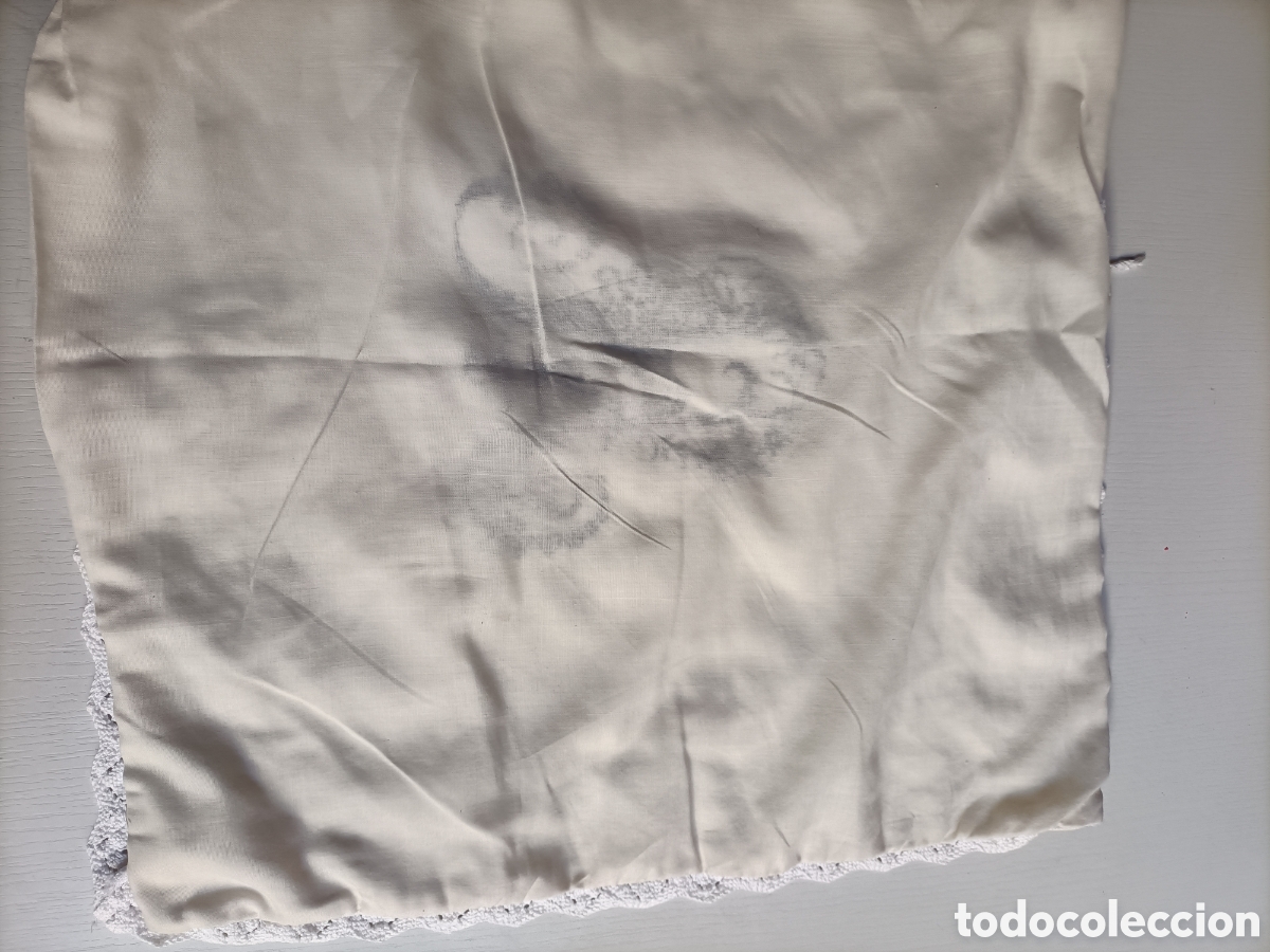 Vintage: Dos fundas cojines bordadas ganchillo - Foto 3
