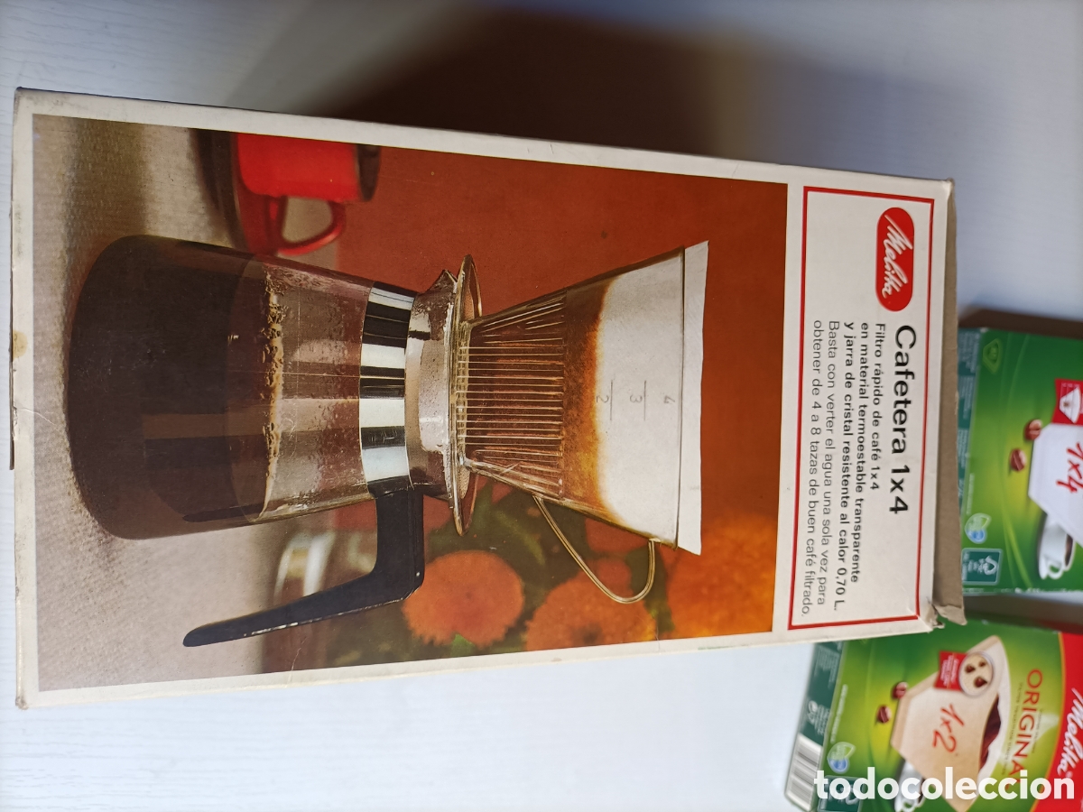 Vintage: Cafetera Melitta y filtros - Foto 2