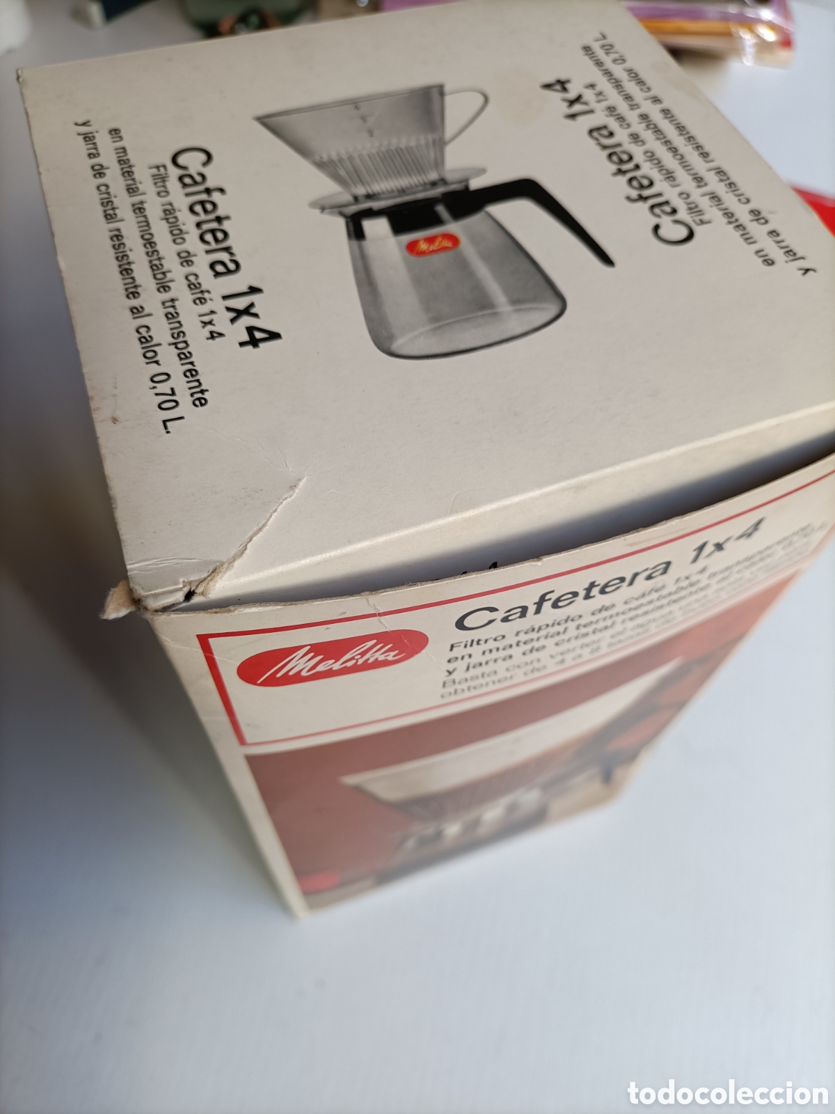 Vintage: Cafetera Melitta y filtros - Foto 4