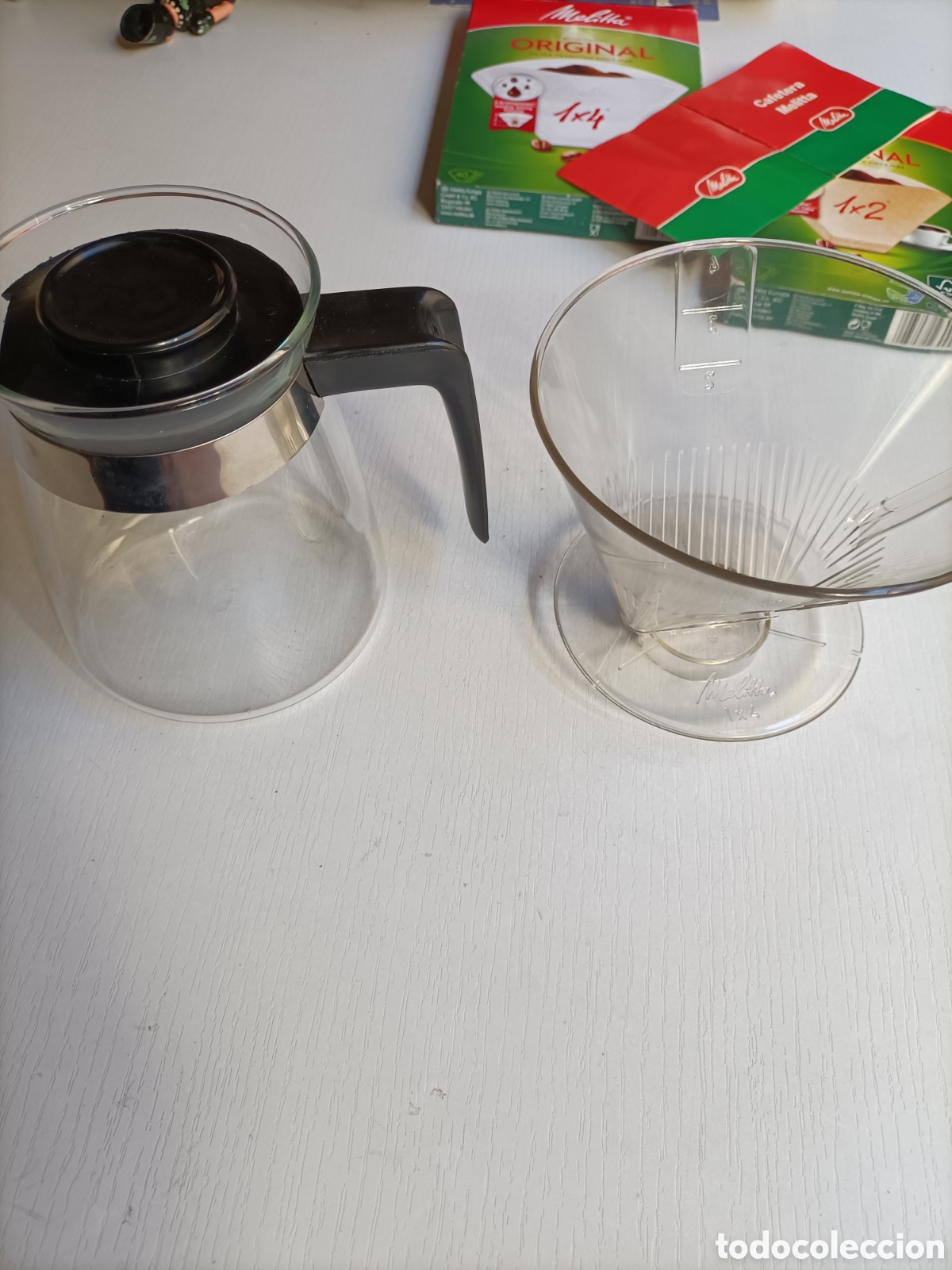 Vintage: Cafetera Melitta y filtros - Foto 5