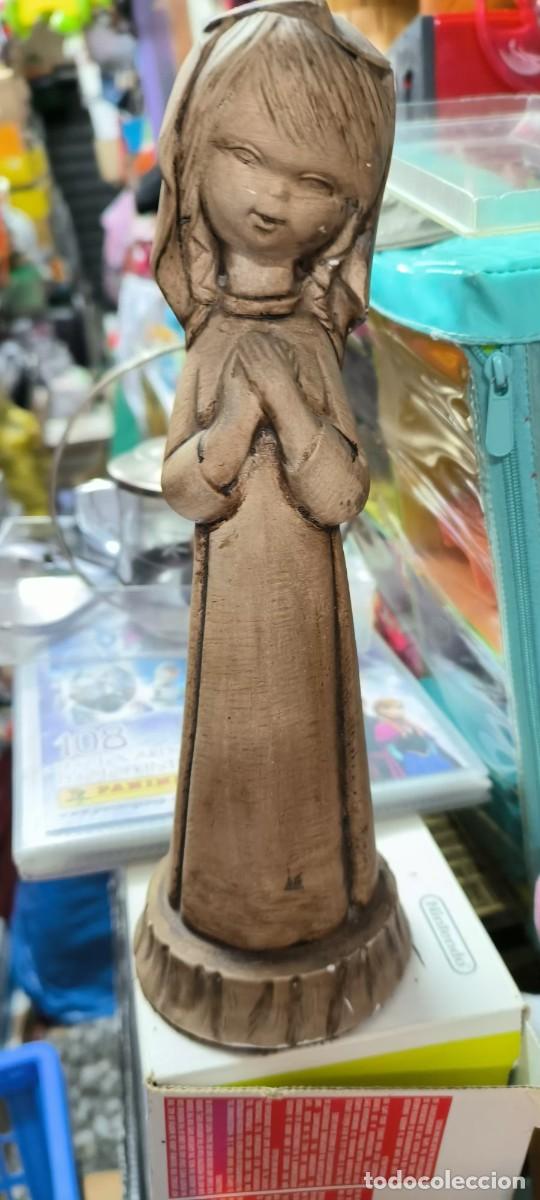 Vintage: FIGURA DE MONJITA aprox 25 cm