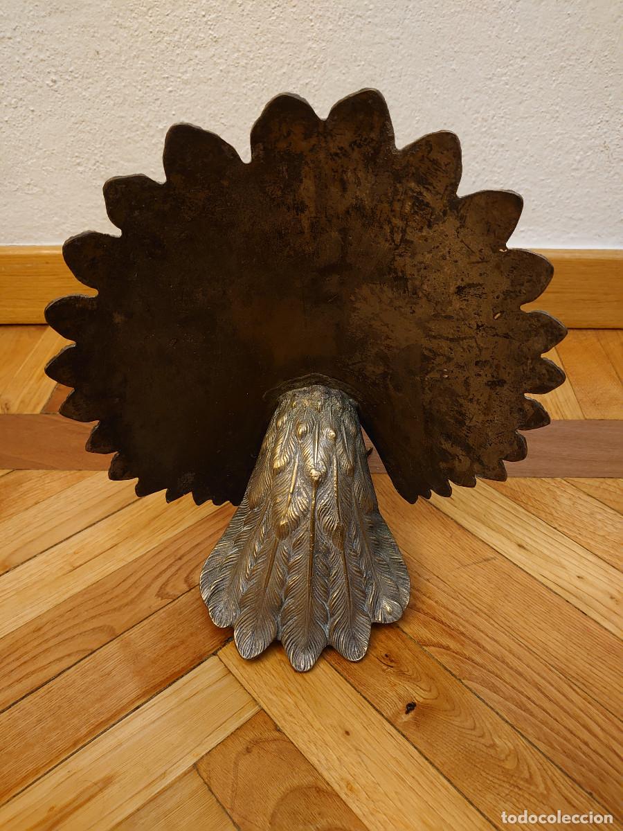Vintage: Pavo real de hierro fundido - Foto 3
