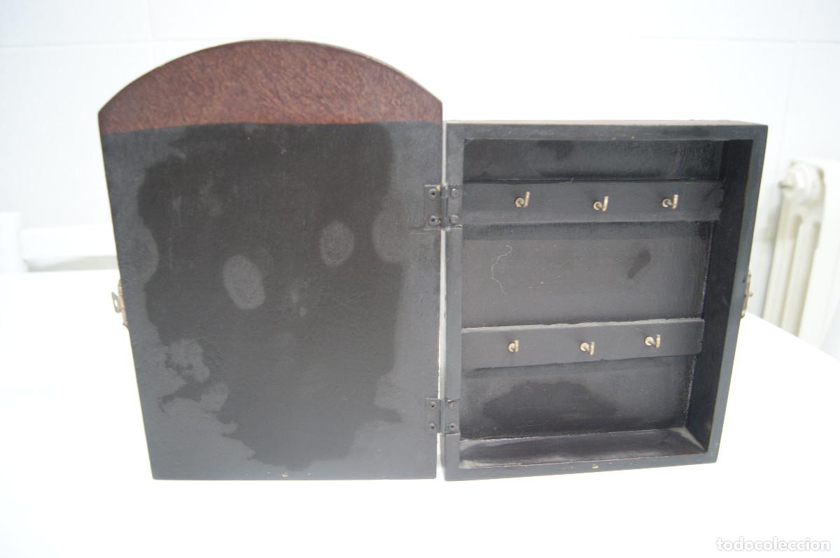 Vintage: Cuelgallaves madera oscura - Foto 4