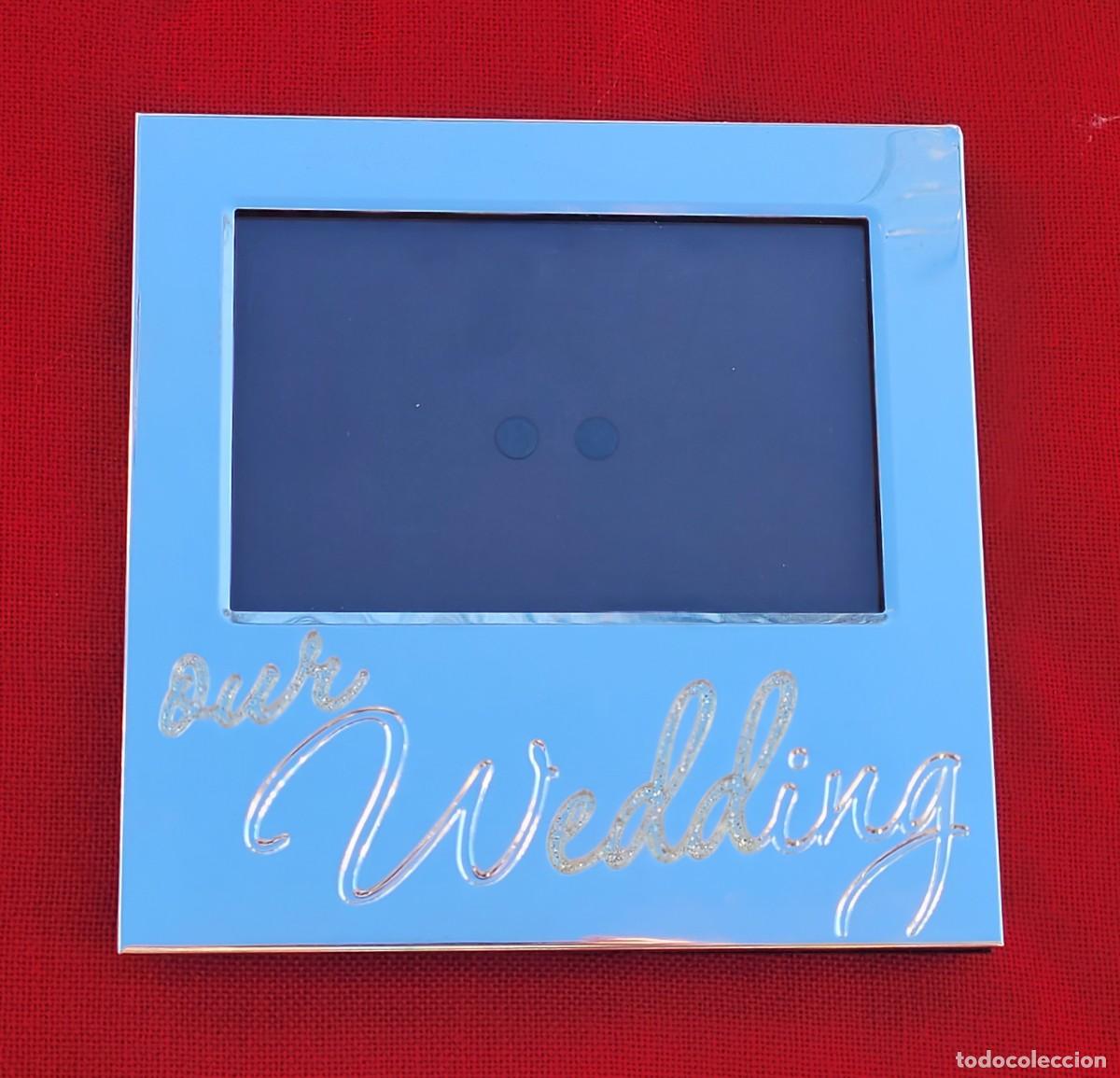 Vintage: Marco de fotos de boda, marca Malden, hecho en EE. UU.