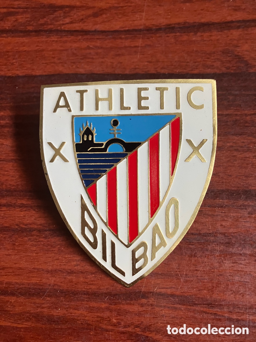 Vintage: Atl&eacute;tico de Bilbao insignia badge chapa