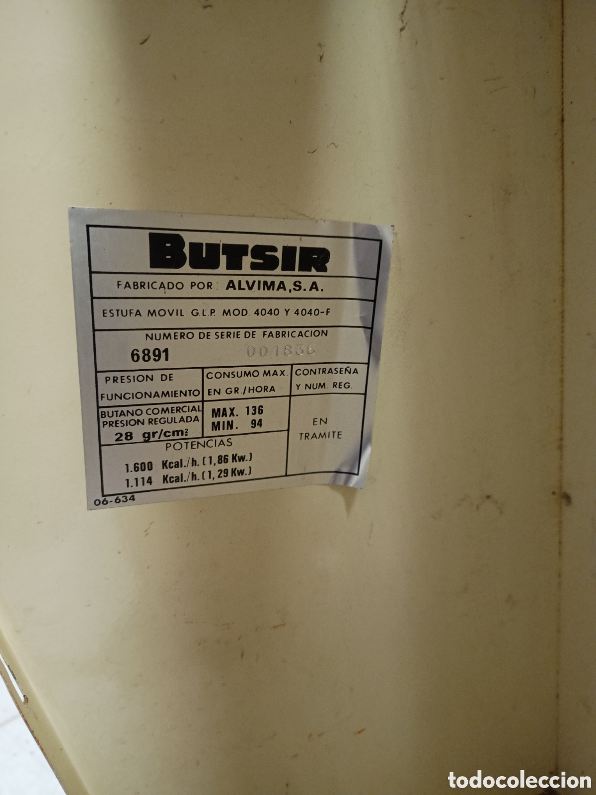 Vintage: Estufa de gas butsir - Foto 6