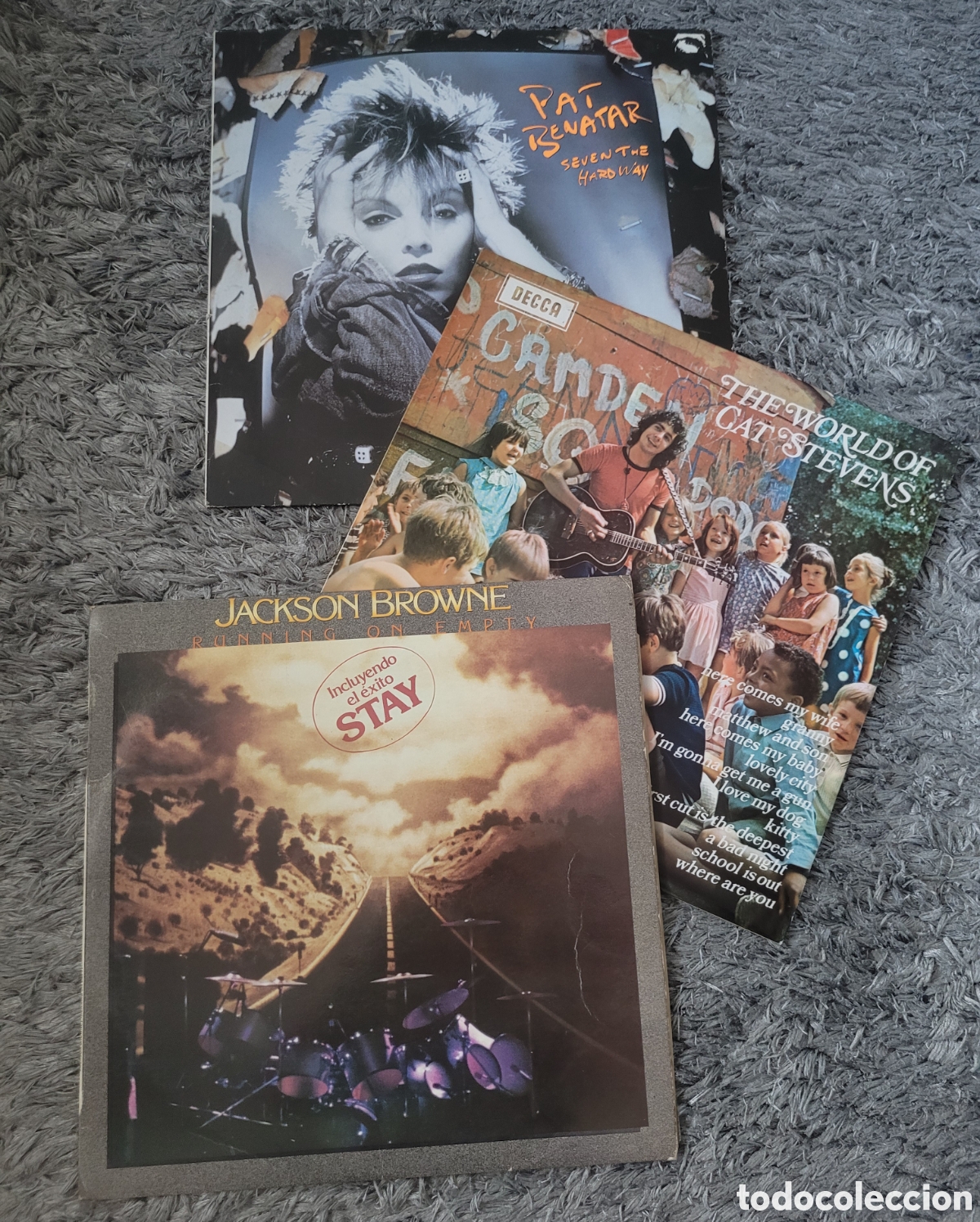 Vintage: Lote de vinilos para decoraci&oacute;n
