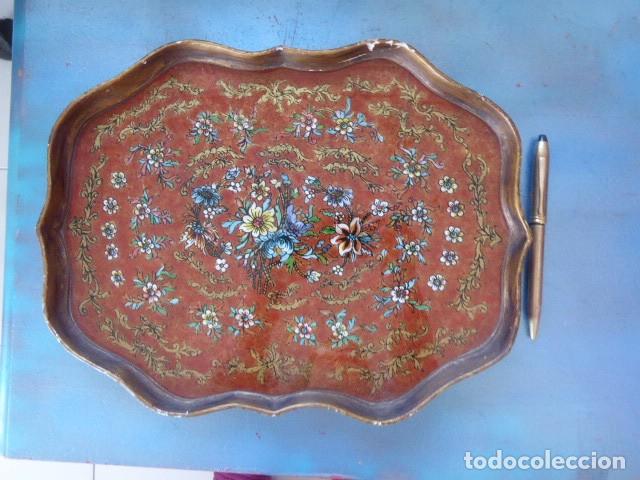 Vintage: Bandeja madera