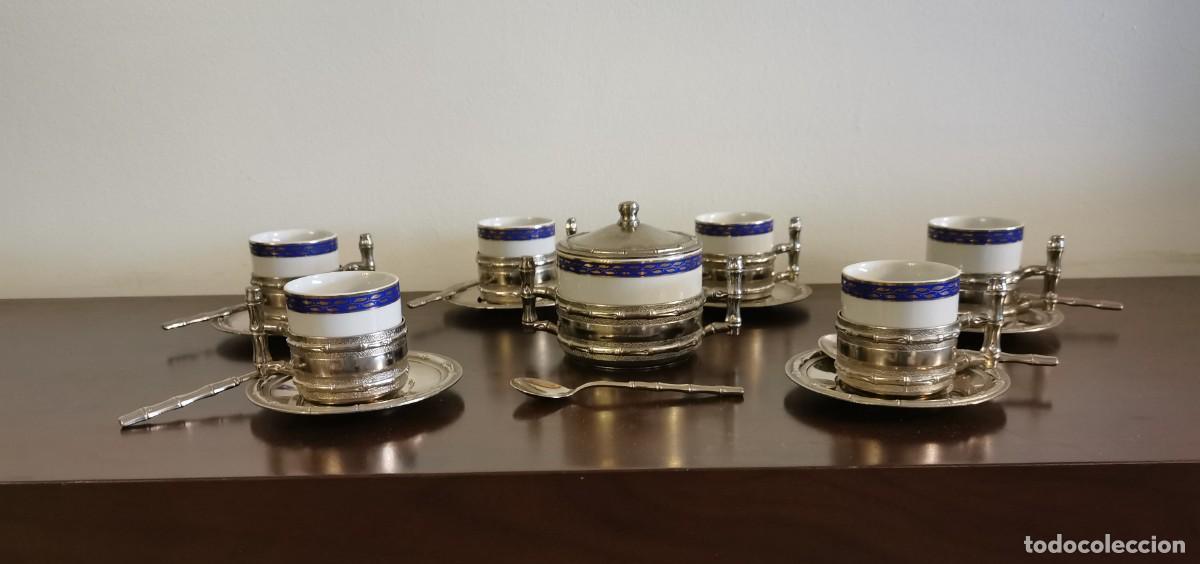 Vintage: TAZAS DE CAFE Y BANDEJA - Foto 1
