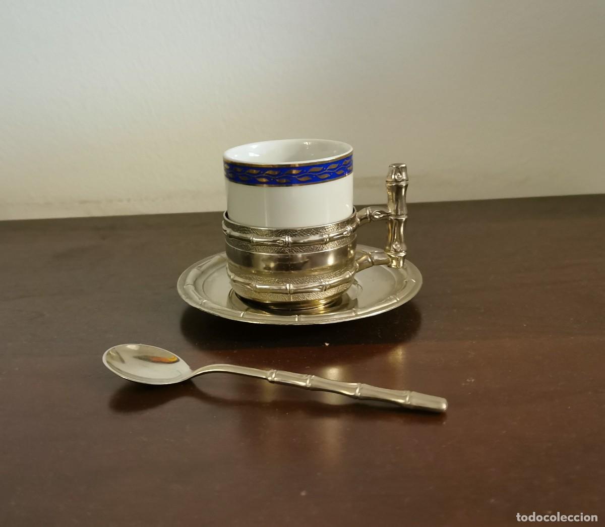 Vintage: TAZAS DE CAFE Y BANDEJA - Foto 4