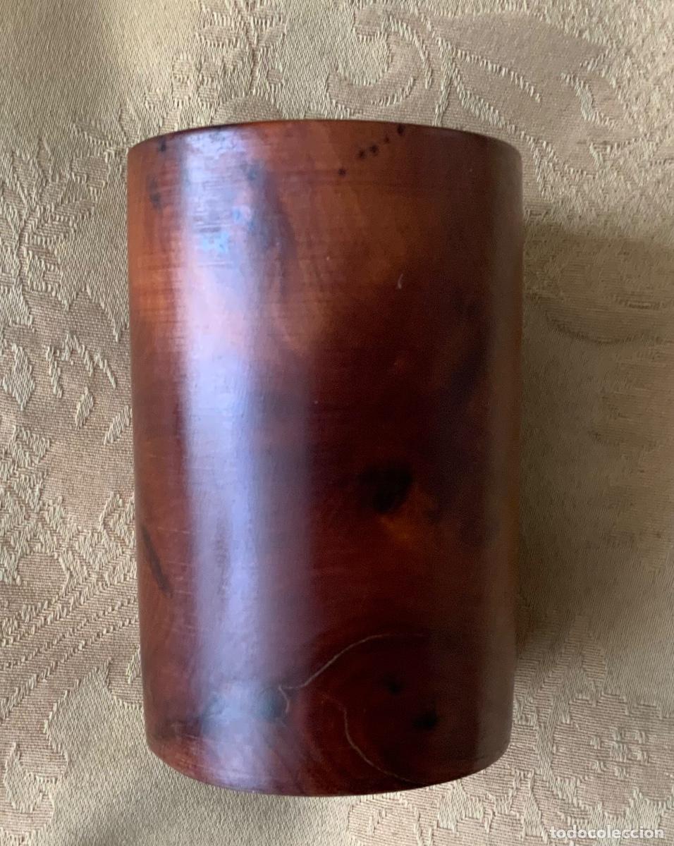 Vintage: PORTA L&Aacute;PICES MADERA RA&Iacute;Z DE TUYA - Foto 7
