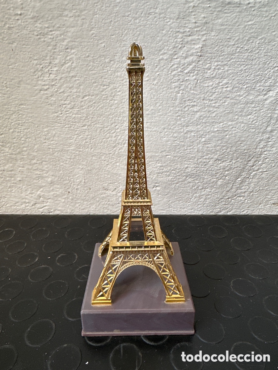 Vintage: FIGURA DE LA TORRE EIFFEL. RECUERDO DE FRANCIA - Foto 2