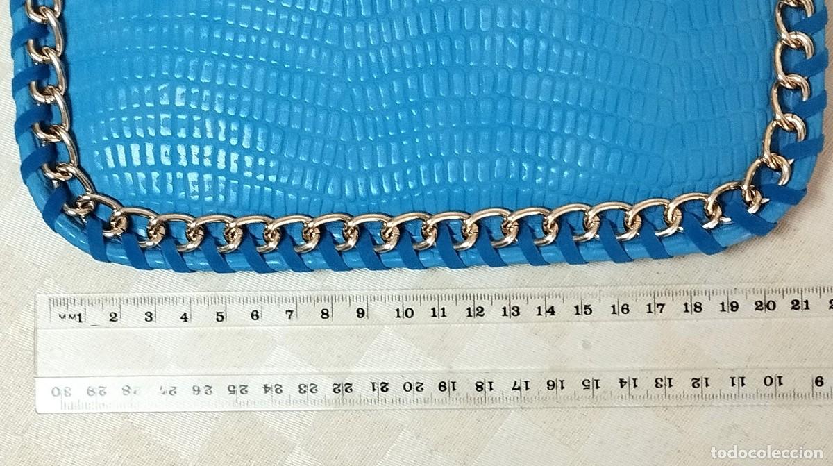 Vintage: Tablet funda polipiel, azul - Foto 6