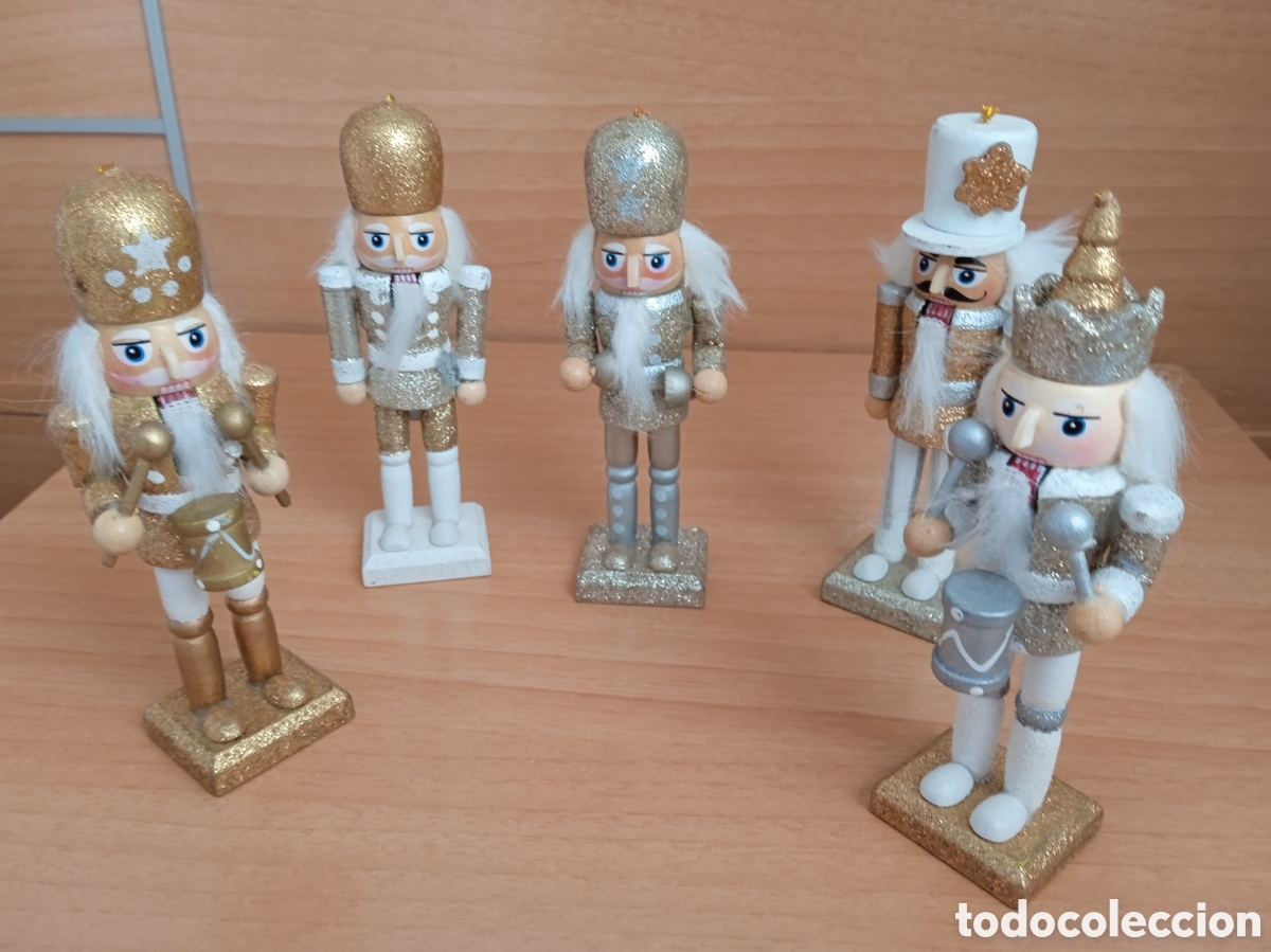 Vintage: Adornos Navidad.Mu&ntilde;ecos cascanueces. - Foto 1