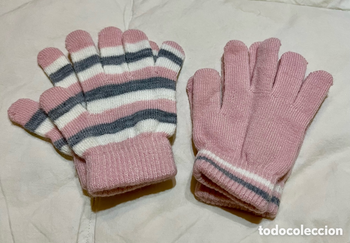 Vintage: Guantes ni&ntilde;a T/6-10 a&ntilde;os nuevos