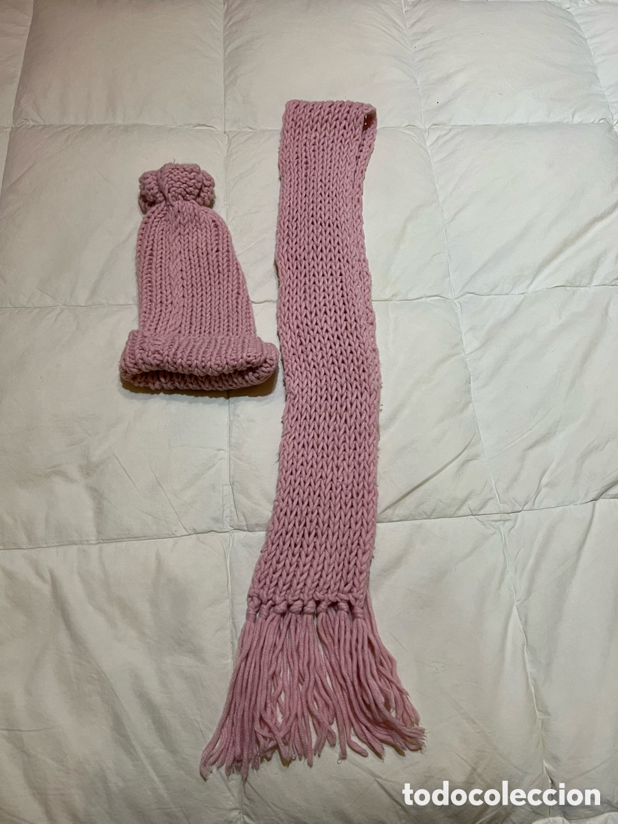 Vintage: Conjunto gorro y bufanda ni&ntilde;a - Foto 2