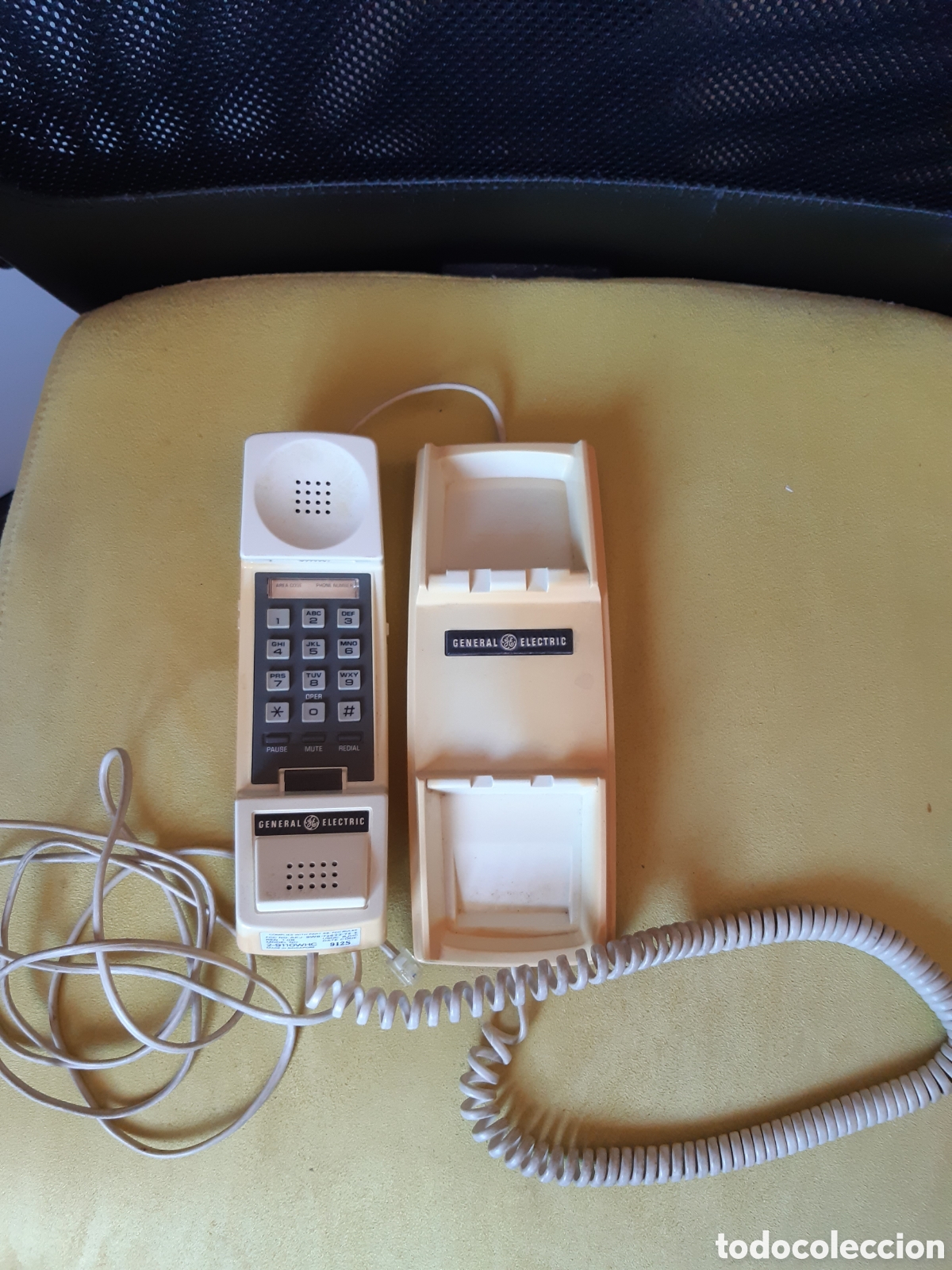 Vintage: Tel&eacute;fono beige tipo bandolera - Foto 2