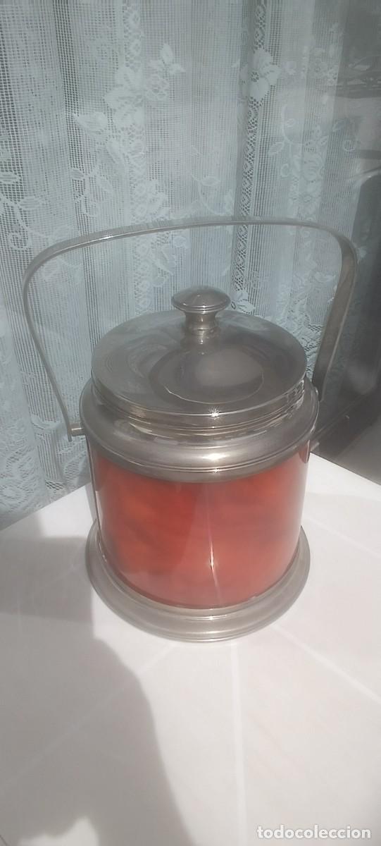 Vintage: Cubitera de alpaca plateada - Foto 2