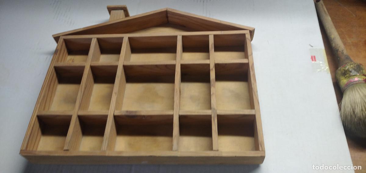 Vintage: CASITA DE MADERA PARA DECORACI&Oacute;N EN PARED PEQUE&Ntilde;OS OBJETOS SIN DEFECTOS EN BUEN ESTADO