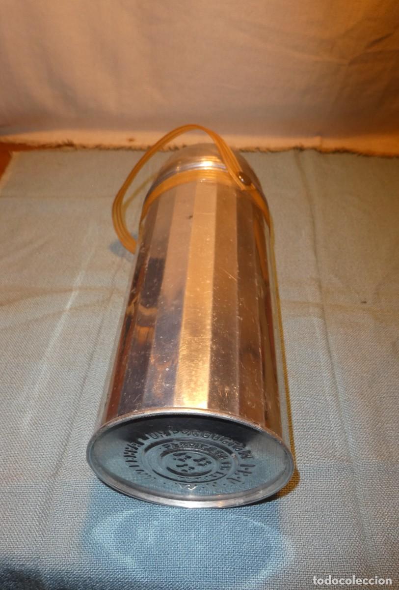 Vintage: TERMO DE ALUMINIO FACETADO - Foto 2