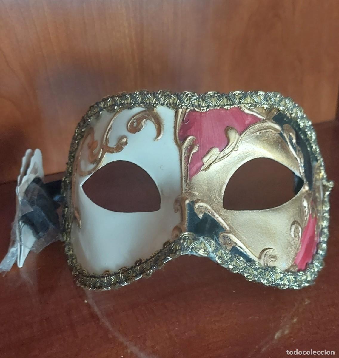Vintage: Careta veneciana de carnaval - Foto 1