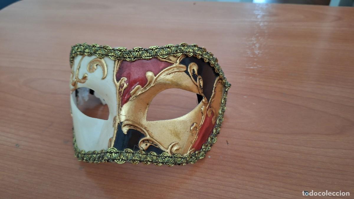 Vintage: Careta veneciana de carnaval - Foto 2