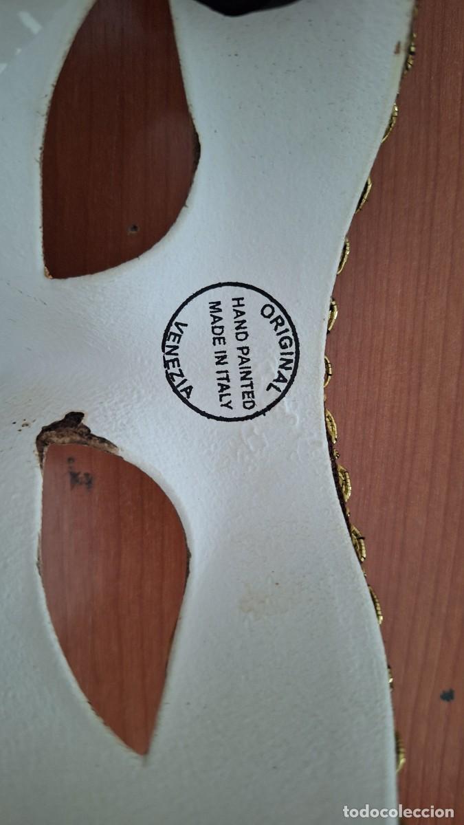 Vintage: Careta veneciana de carnaval - Foto 3