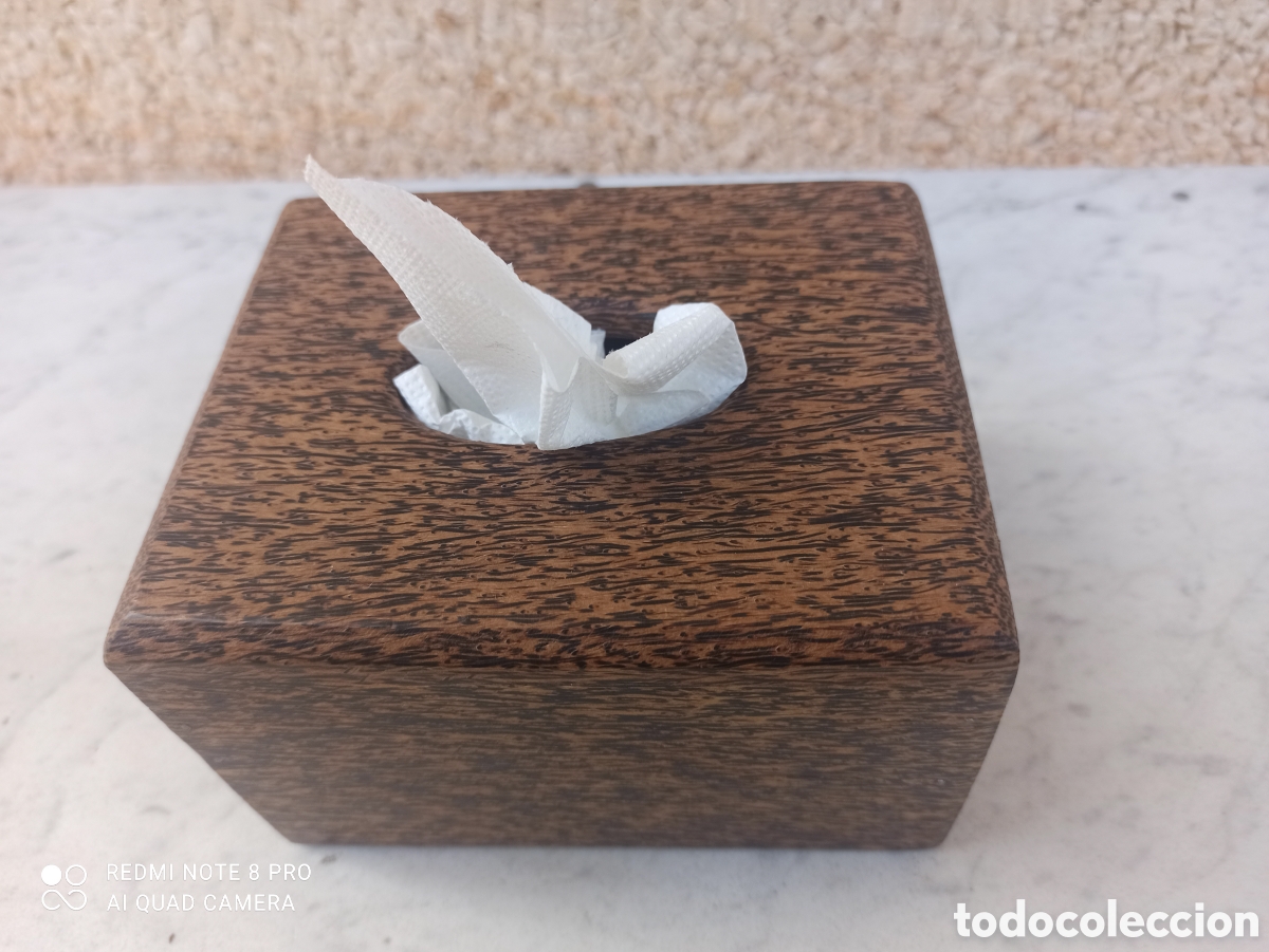 Vintage: Caja de madera de Camboya. Nueva - Foto 1