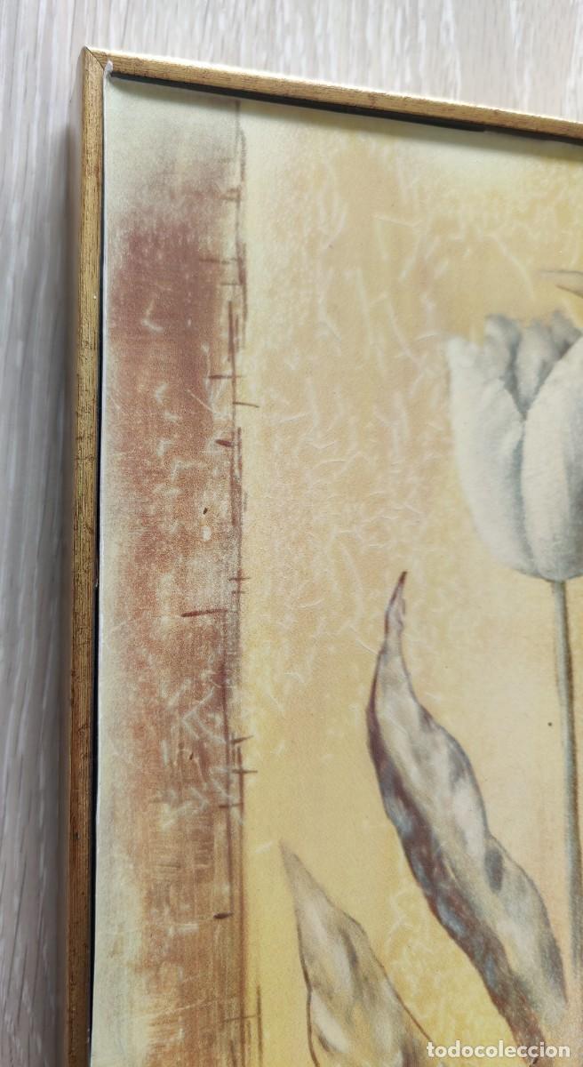 Vintage: Cuadro Con Tulipanes - Foto 3