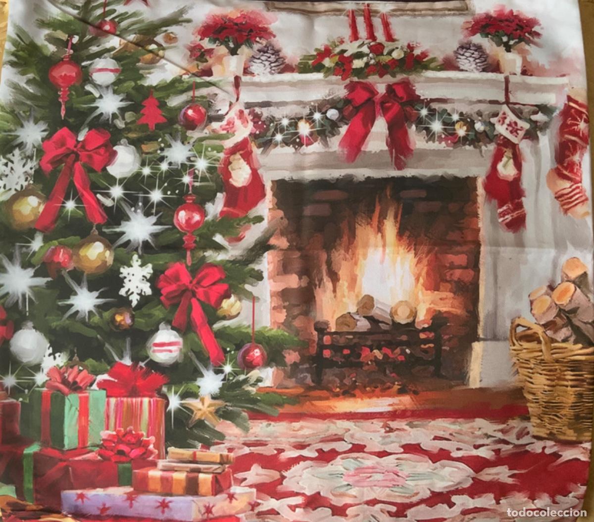 Vintage: FUNDA NAVIDAD PARA COJIN 45 CM X 45 CM