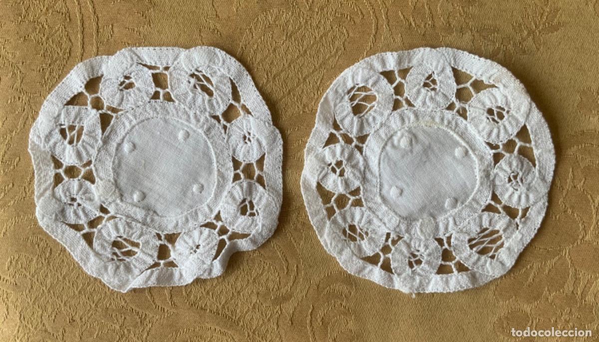 Vintage: 2 PA&Ntilde;ITOS PARA PLATO DE PAN - Foto 2