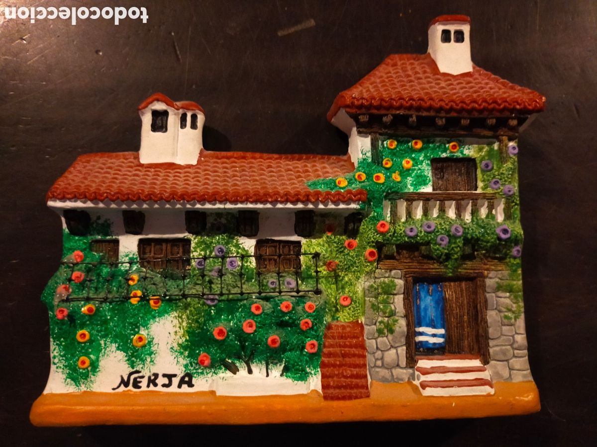 Vintage: Casa t&iacute;pica Nerja m&aacute;laga souvenir vintage