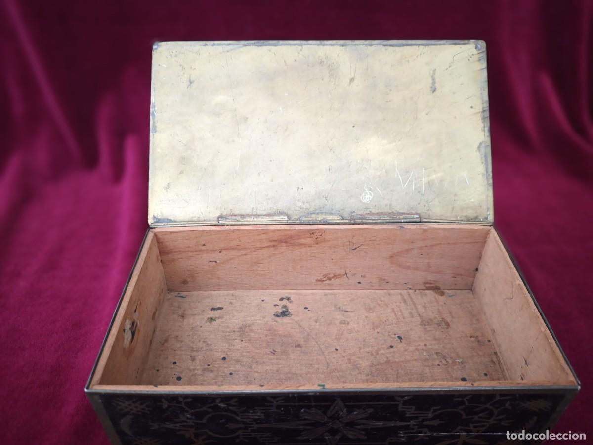 Vintage: CAJA DE LAT&Oacute;N VINTAGE. - Foto 7